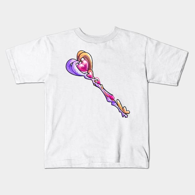 Complete Heart Key Kids T-Shirt by slushink